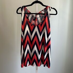 Brenda’s Chevron Tank with Bow Back